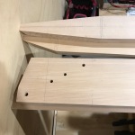 Butt Plate holes drilled
